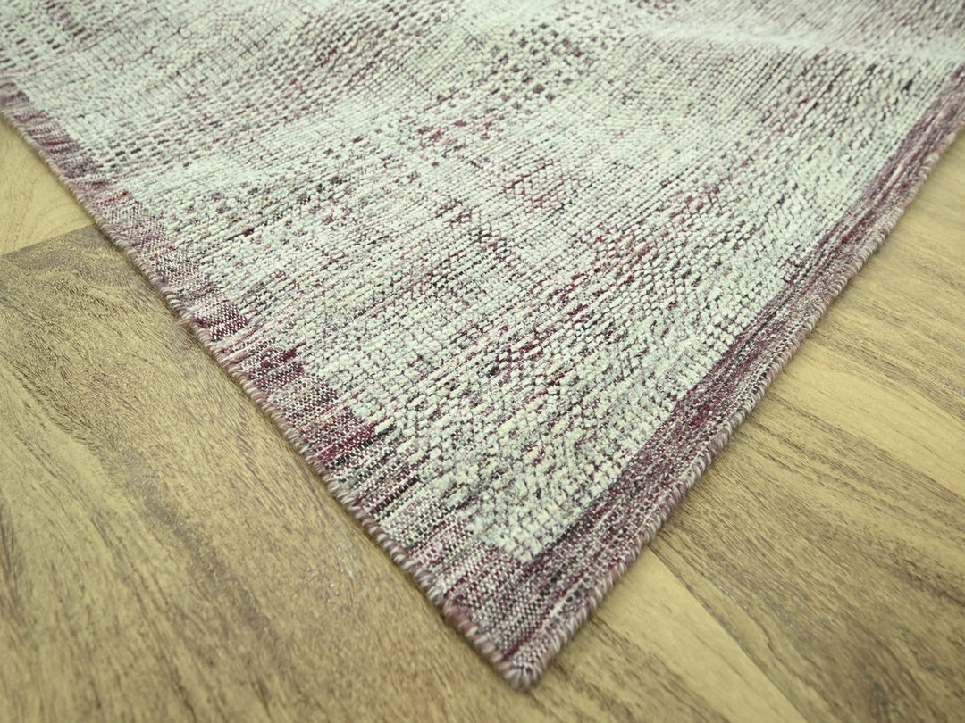 8'0" x 10'3" New Hand Knotted Red Wool Rectangle Oriental Rug - MOA10277047