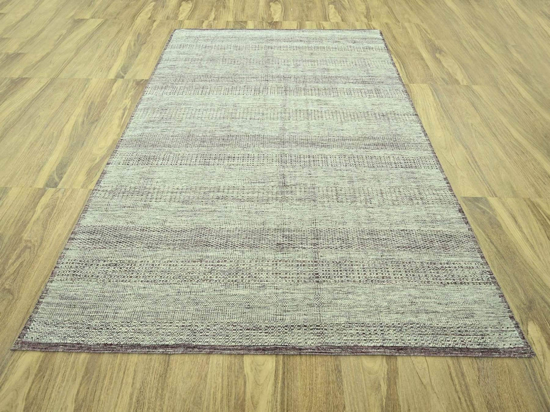 8'0" x 10'0" New Hand Knotted Red Wool Rectangle Oriental Rug - MOA10277048