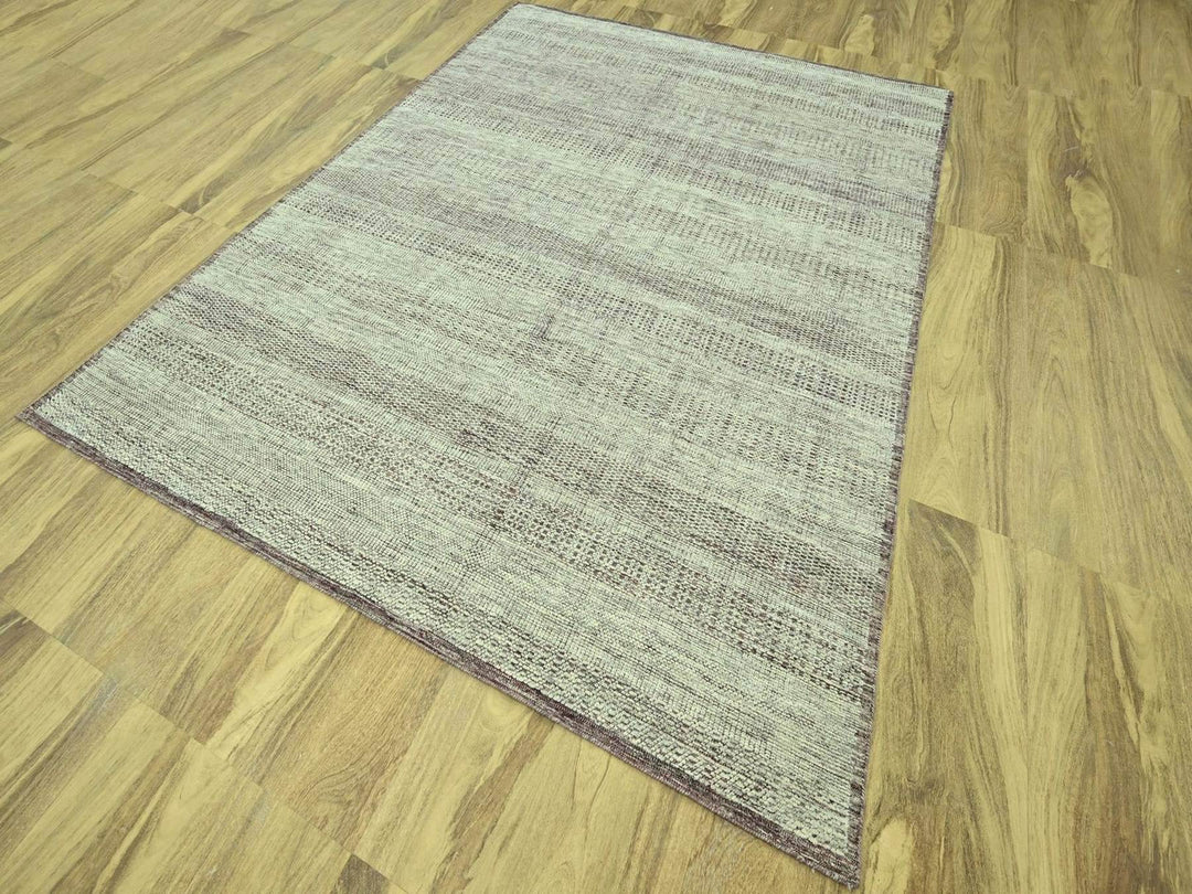 8'0" x 10'0" New Hand Knotted Red Wool Rectangle Oriental Rug - MOA10277048