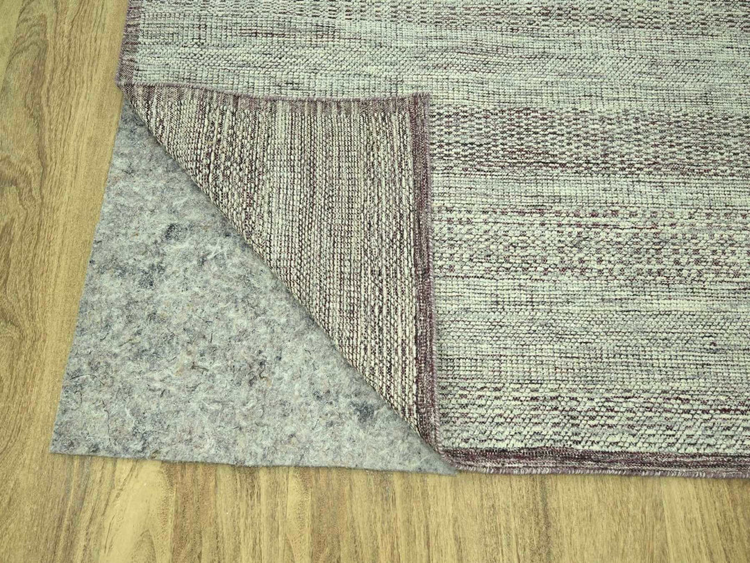 8'0" x 10'0" New Hand Knotted Red Wool Rectangle Oriental Rug - MOA10277048