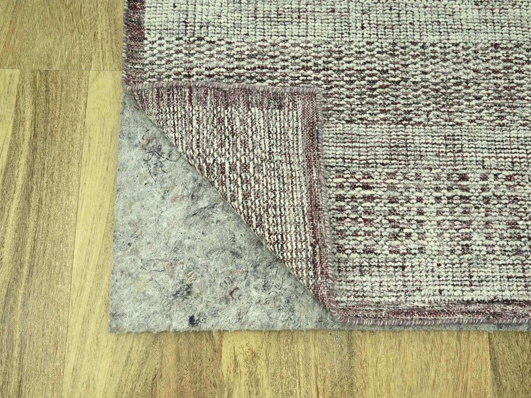 2'7" x 12'0" New Hand Knotted Red Wool Runner Oriental Rug - MOA10277049