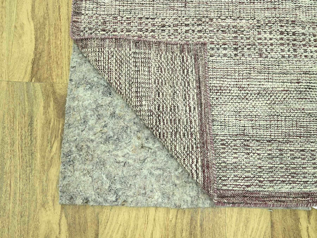 2'7" x 10'3" New Hand Knotted Red Wool Runner Oriental Rug - MOA10277053