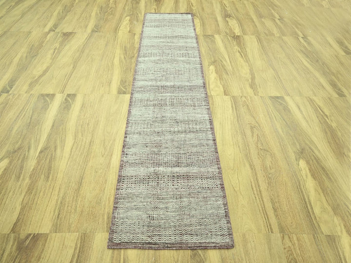 2'8" x 10'3" New Hand Knotted Red Wool Runner Oriental Rug - MOA10277054