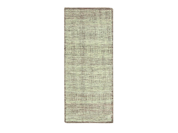 2'7" x 6'3" New Hand Knotted Red Wool Runner Oriental Rug - MOA10277055