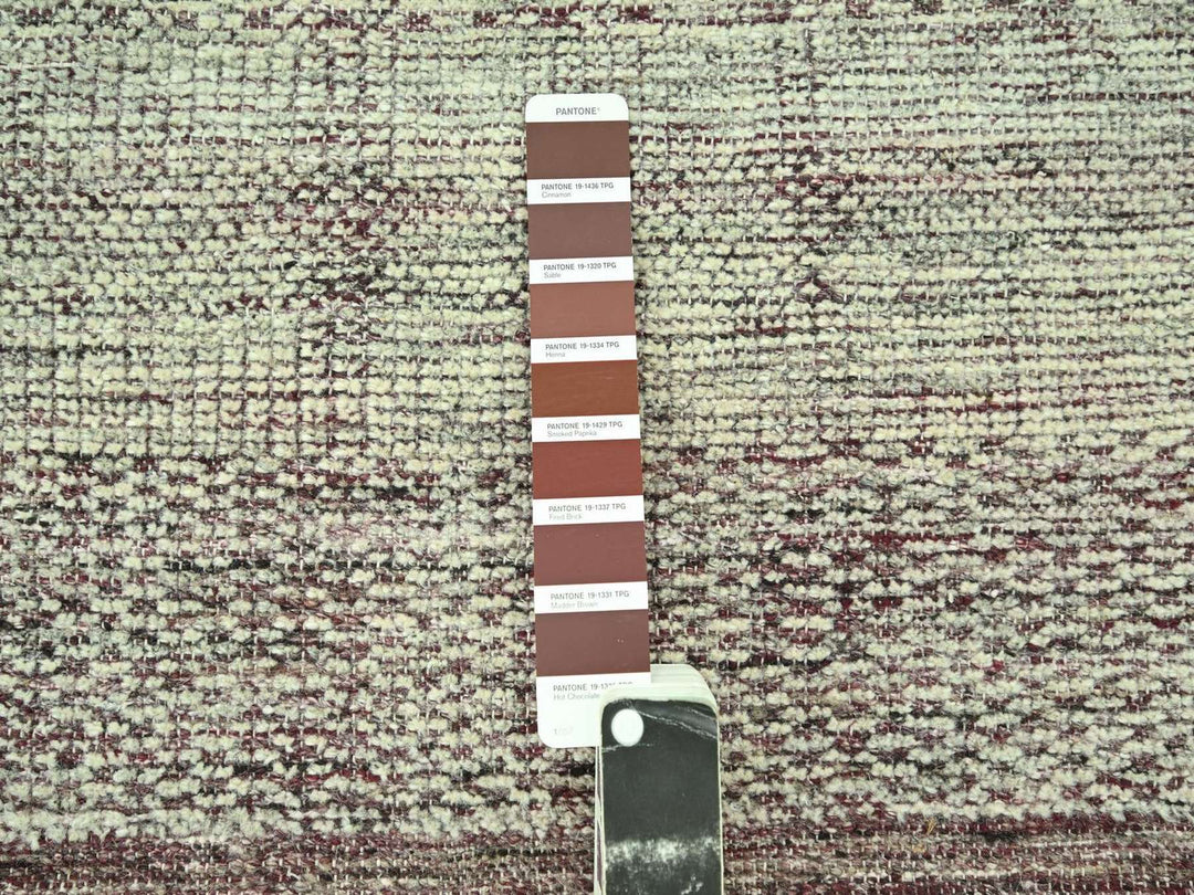 2'7" x 6'3" New Hand Knotted Red Wool Runner Oriental Rug - MOA10277055