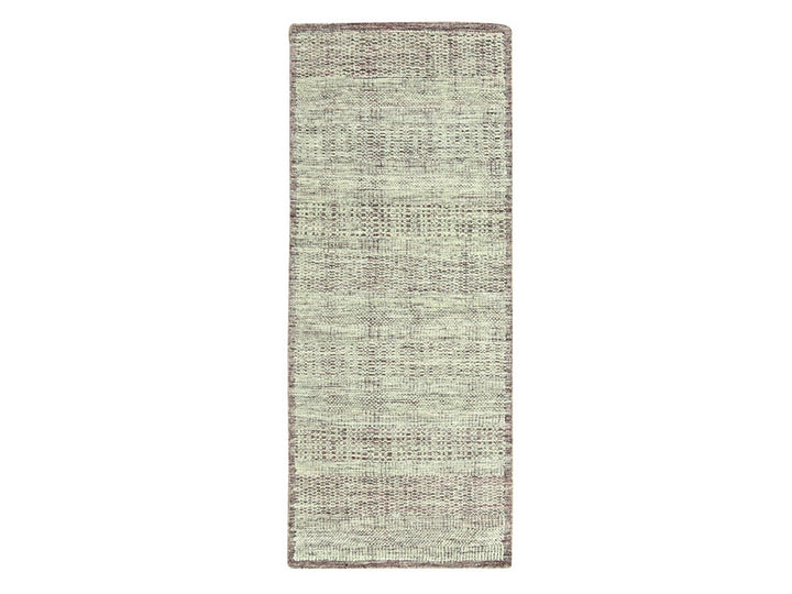 2'7" x 6'0" New Hand Knotted Red Wool Runner Oriental Rug - MOA10277056