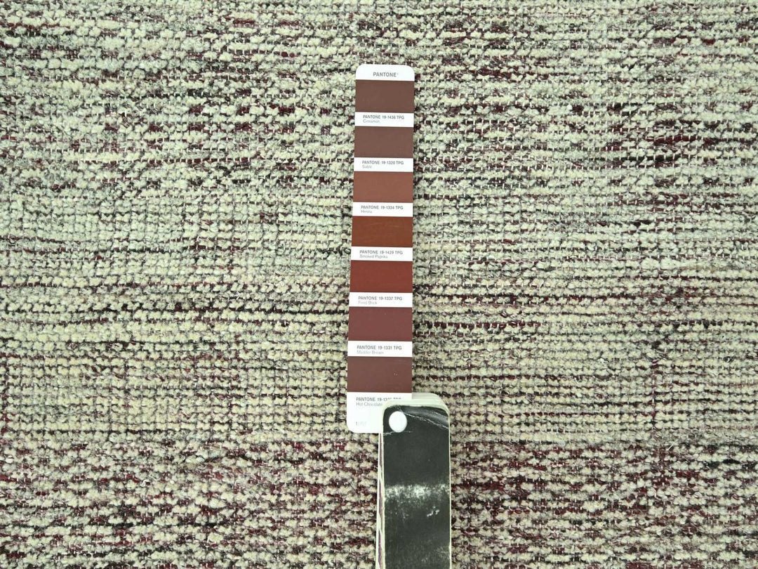 2'7" x 6'0" New Hand Knotted Red Wool Runner Oriental Rug - MOA10277056