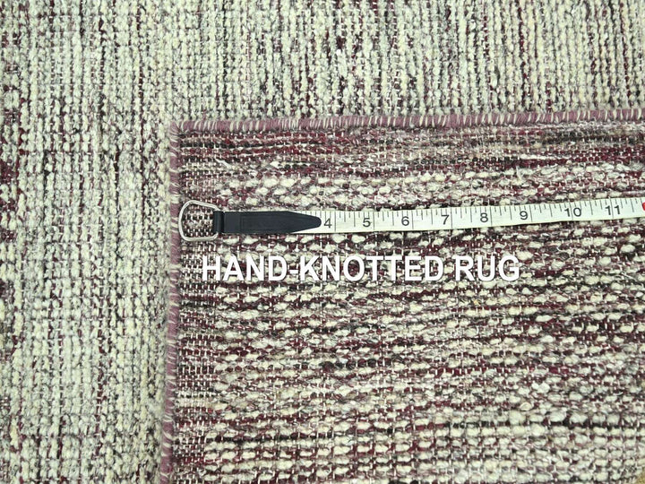 2'7" x 6'0" New Hand Knotted Red Wool Runner Oriental Rug - MOA10277056