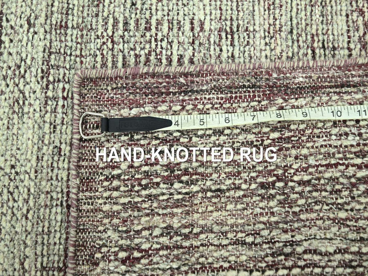 2'6" x 6'0" New Hand Knotted Red Wool Runner Oriental Rug - MOA10277057