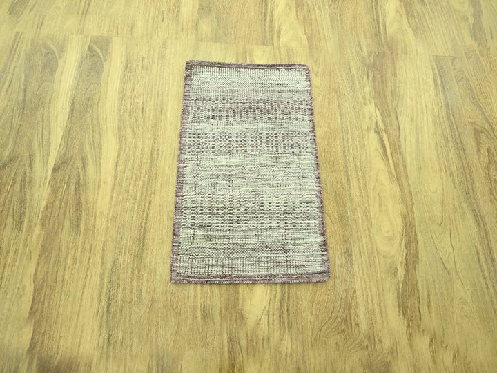 2'0" x 3'0" New Hand Knotted Red Wool Rectangle Oriental Rug - MOA10277058