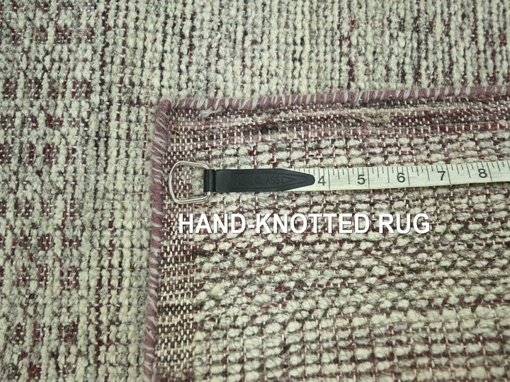 2'0" x 3'0" New Hand Knotted Red Wool Rectangle Oriental Rug - MOA10277058