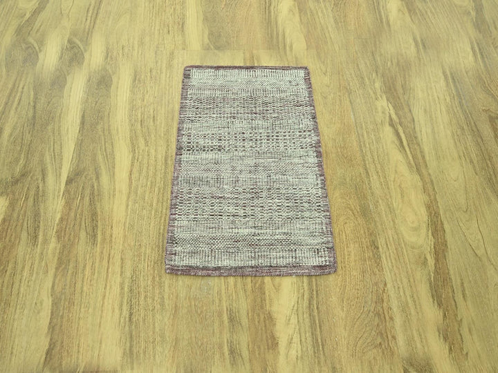 2'0" x 3'0" New Hand Knotted Red Wool Rectangle Oriental Rug - MOA10277059