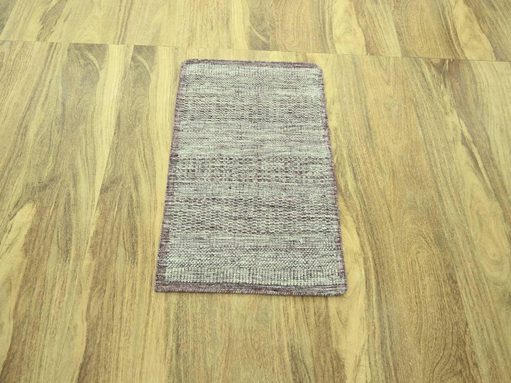 2'0" x 3'0" New Hand Knotted Red Wool Rectangle Oriental Rug - MOA10277060