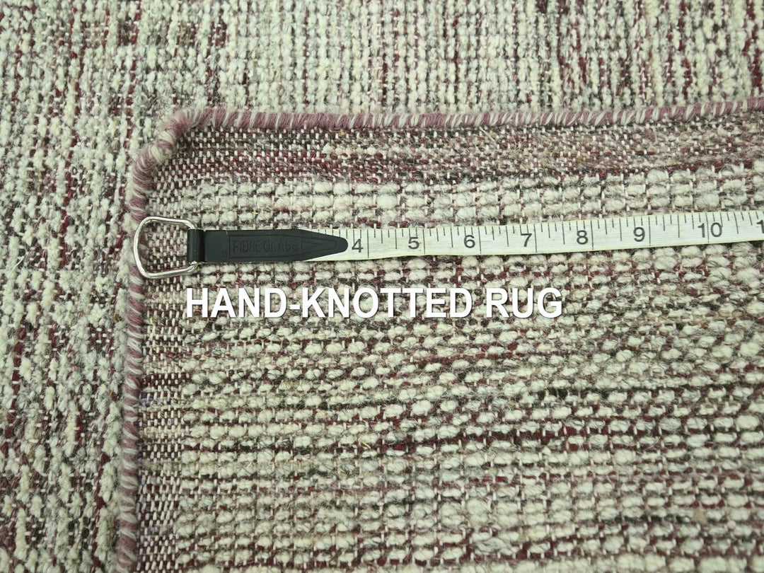 2'0" x 3'0" New Hand Knotted Red Wool Rectangle Oriental Rug - MOA10277060