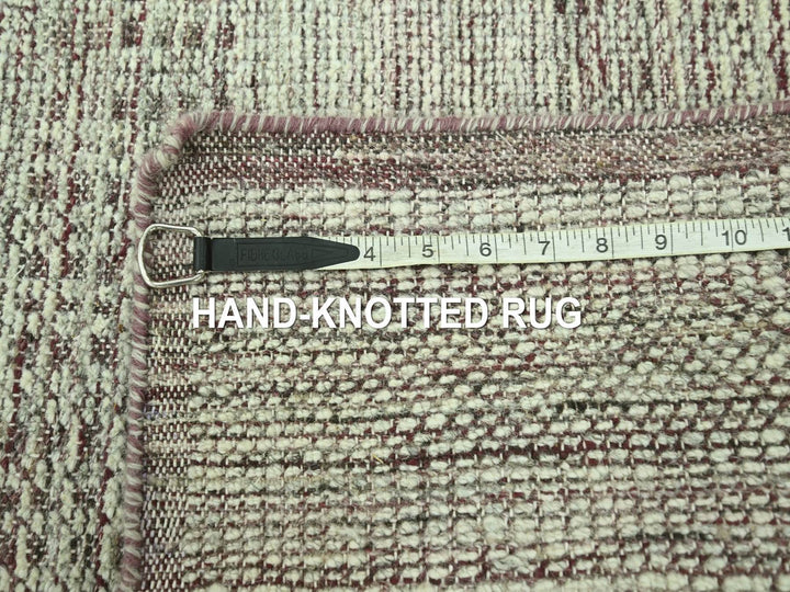 2'0" x 3'0" New Hand Knotted Red Wool Rectangle Oriental Rug - MOA10277060