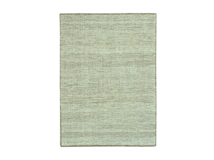 9'4" x 12'0" New Hand Knotted Brown Wool Rectangle Oriental Rug - MOA10277071