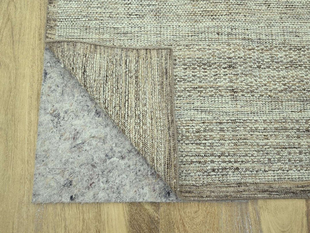 9'4" x 12'0" New Hand Knotted Brown Wool Rectangle Oriental Rug - MOA10277071