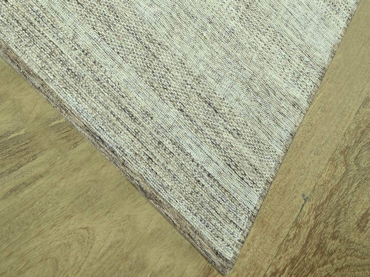 9'4" x 12'0" New Hand Knotted Brown Wool Rectangle Oriental Rug - MOA10277071