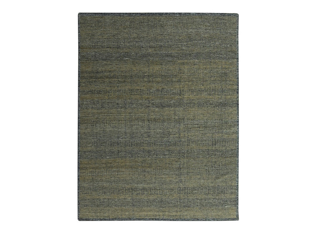 8'0" x 10'3" New Hand Knotted Brown Wool Rectangle Oriental Rug - MOA10277072
