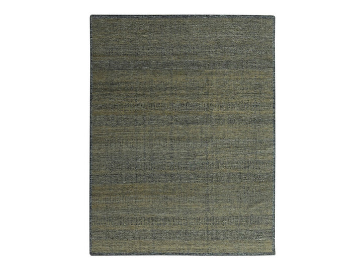 8'0" x 10'3" New Hand Knotted Brown Wool Rectangle Oriental Rug - MOA10277072