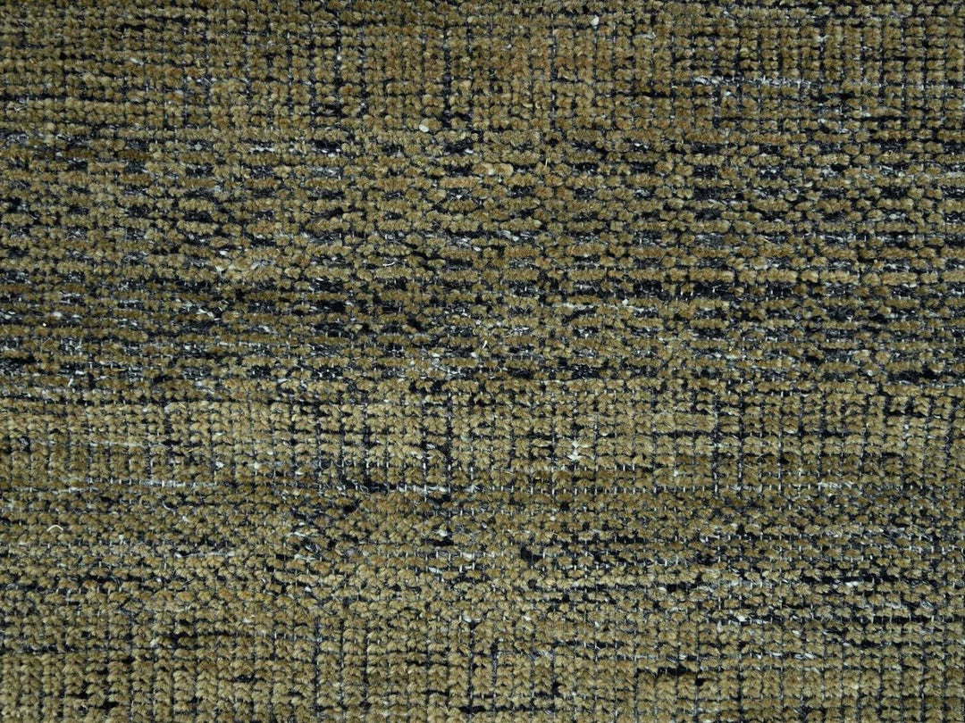 8'0" x 10'3" New Hand Knotted Brown Wool Rectangle Oriental Rug - MOA10277072