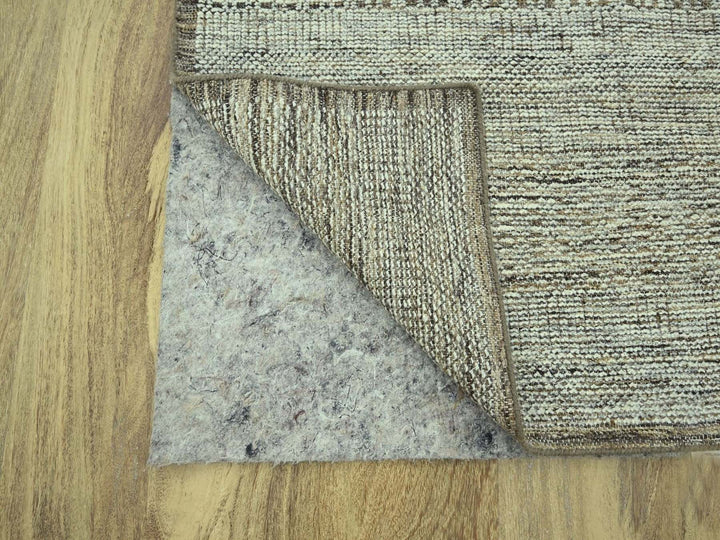 2'7" x 11'10" New Hand Knotted Brown Wool Runner Oriental Rug - MOA10277073