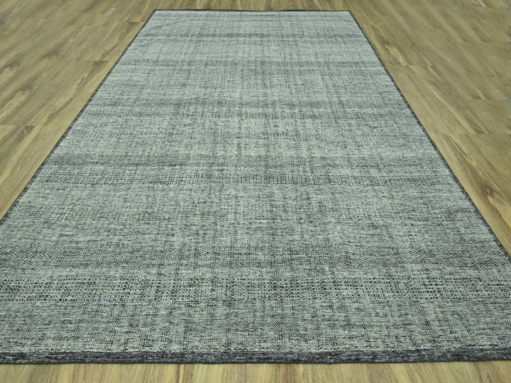 12'3" x 15'0" New Hand Knotted Black Wool Rectangle Oriental Rug - MOA10277083