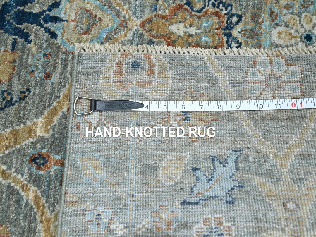3'0" x 5'0" New Hand Knotted Green Wool Rectangle Oriental Rug - MOA10277116