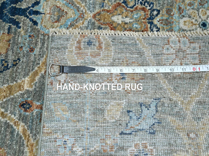 3'0" x 5'0" New Hand Knotted Green Wool Rectangle Oriental Rug - MOA10277116