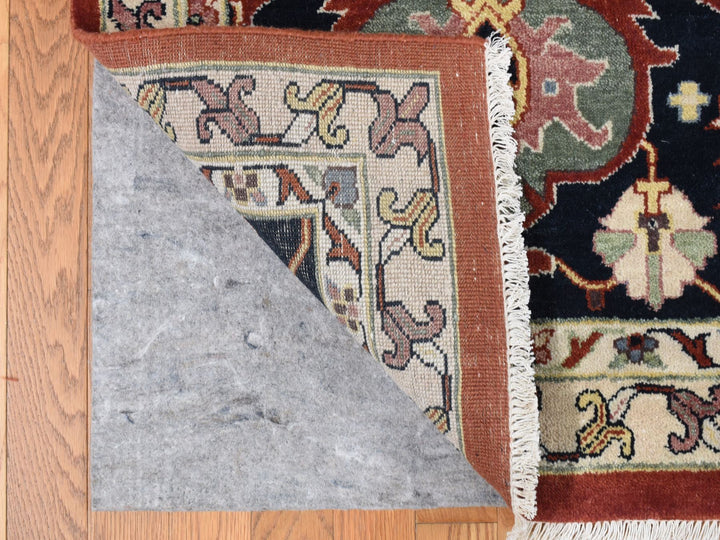 11'7" x 14'10" New Hand Knotted Red Wool Rectangle Oriental Rug - MOA10278010