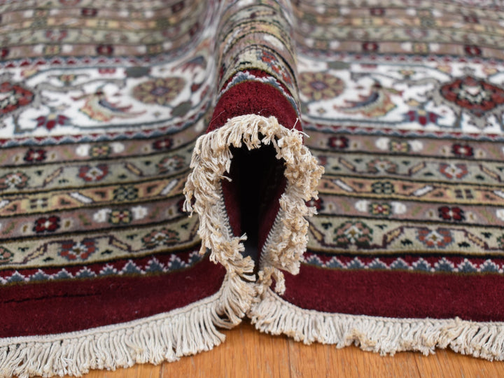 10'0" x 16'0" New Hand Knotted Red Wool Rectangle Oriental Rug - MOA10278032