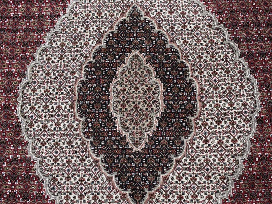10'0" x 16'0" New Hand Knotted Red Wool Rectangle Oriental Rug - MOA10278032