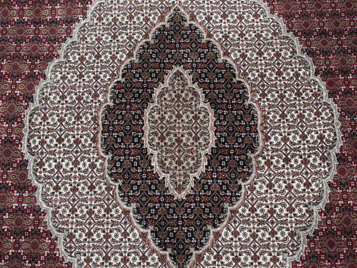 10'0" x 16'0" New Hand Knotted Red Wool Rectangle Oriental Rug - MOA10278032