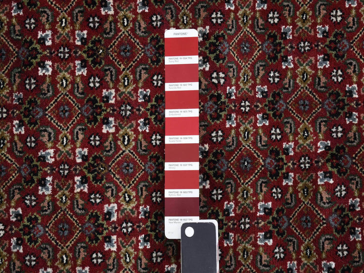 10'0" x 16'0" New Hand Knotted Red Wool Rectangle Oriental Rug - MOA10278032