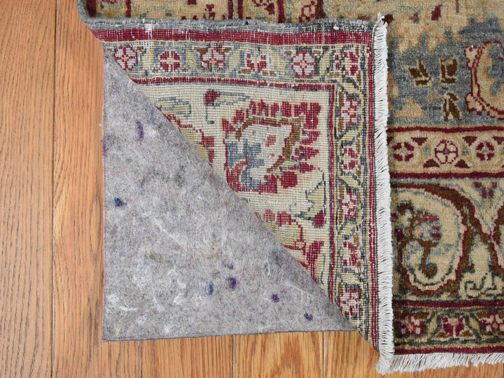8'9" x 12'6" Vintage Hand Knotted Red Wool Rectangle Oriental Rug - MOA10278083