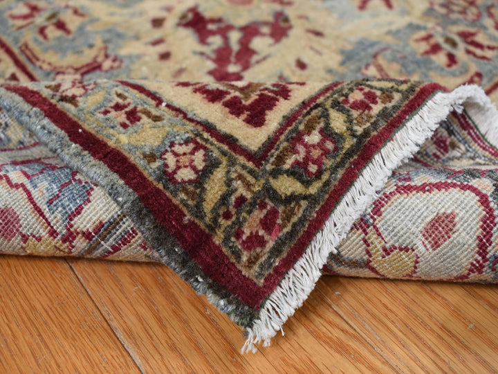 8'9" x 12'6" Vintage Hand Knotted Red Wool Rectangle Oriental Rug - MOA10278083