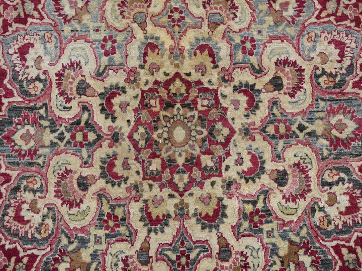 8'9" x 12'6" Vintage Hand Knotted Red Wool Rectangle Oriental Rug - MOA10278083