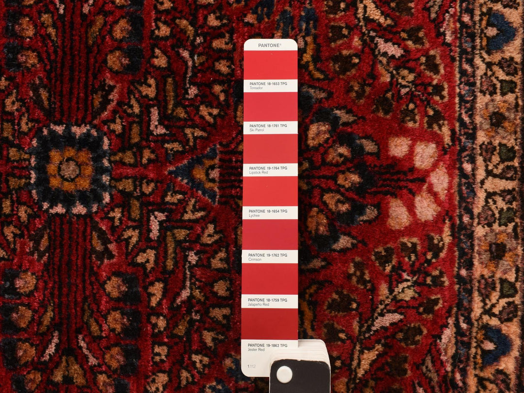 2'0" x 2'6" Vintage Hand Knotted Red Wool Rectangle Oriental Rug - MOA10278187