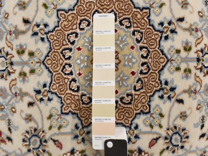 2'9" x 10'2" New Hand Knotted Ivory Wool Runner Oriental Rug - MOA10278205