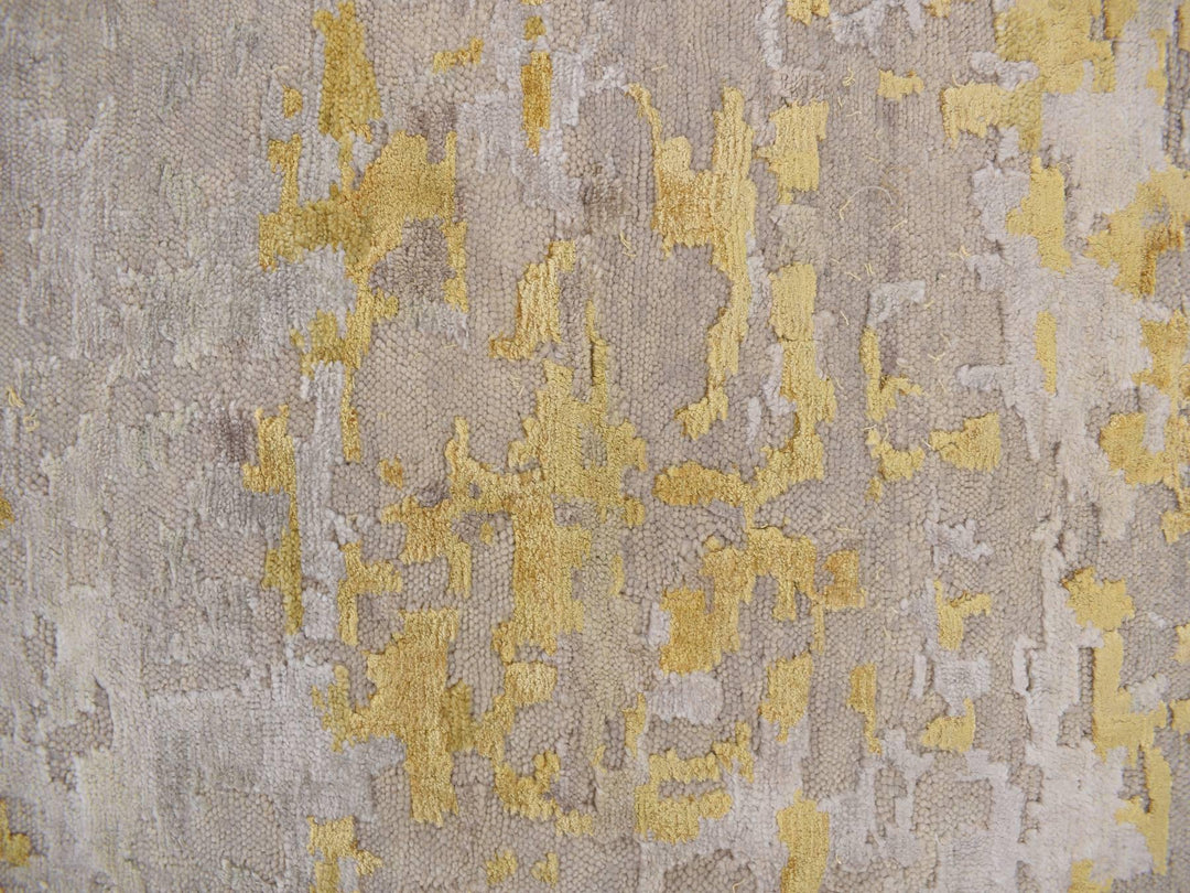 2'7" x 11'9" New Hand Knotted Beige Wool Runner Oriental Rug - MOA10278210