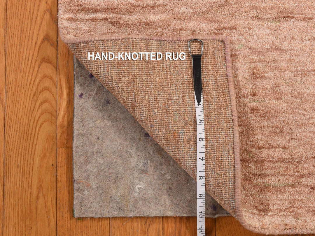 2'0" x 3'1" New Hand Knotted Brown Sari Silk Rectangle Oriental Rug - MOA10278296