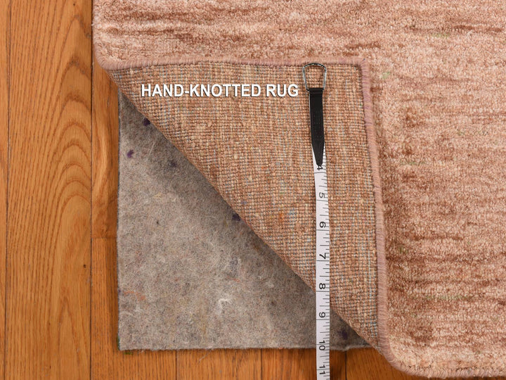 2'0" x 3'1" New Hand Knotted Brown Sari Silk Rectangle Oriental Rug - MOA10278296
