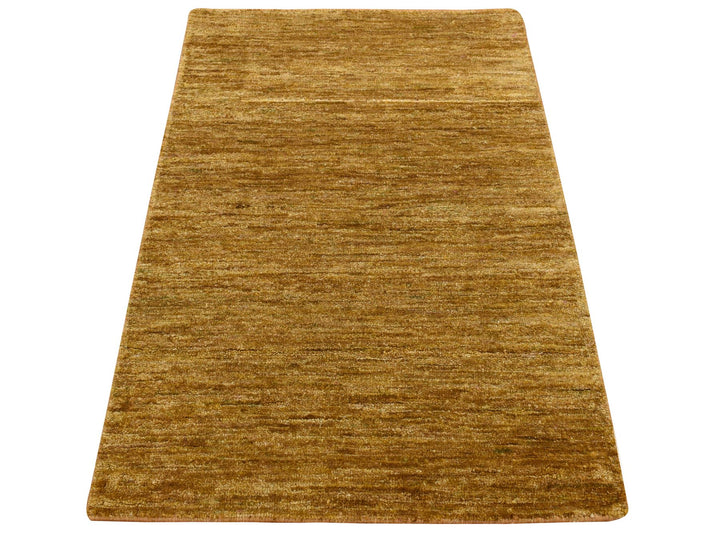 2'0" x 3'1" New Hand Knotted Brown Sari Silk Rectangle Oriental Rug - MOA10278298