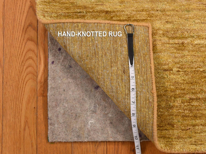 2'0" x 3'1" New Hand Knotted Brown Sari Silk Rectangle Oriental Rug - MOA10278298