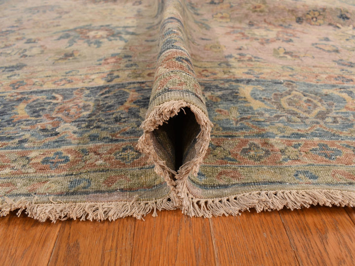9'0" x 11'9" New Hand Knotted Brown Wool Rectangle Oriental Rug - MOA10278319