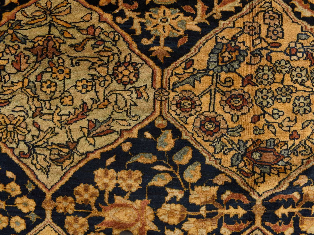 6'8" x 19'3" Vintage Hand Knotted Yellow Wool Runner Oriental Rug - MOA10278322