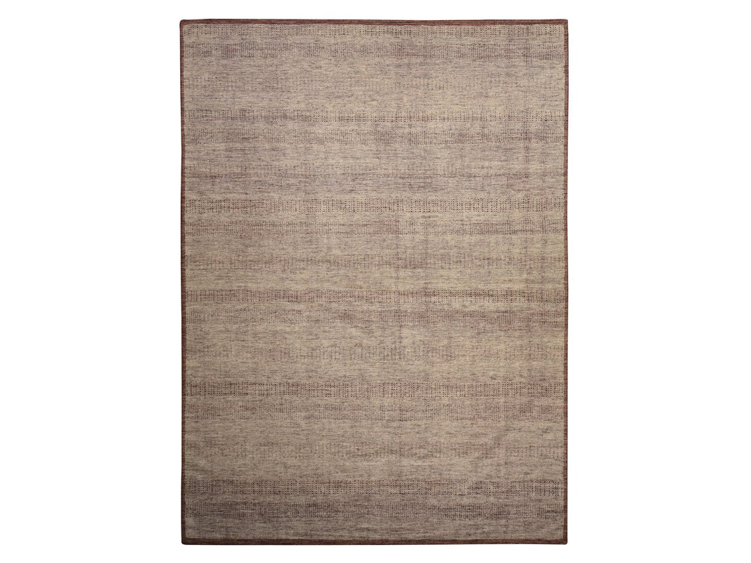 10'0" x 14'0" New Hand Knotted Red Wool Rectangle Oriental Rug - MOA10278331