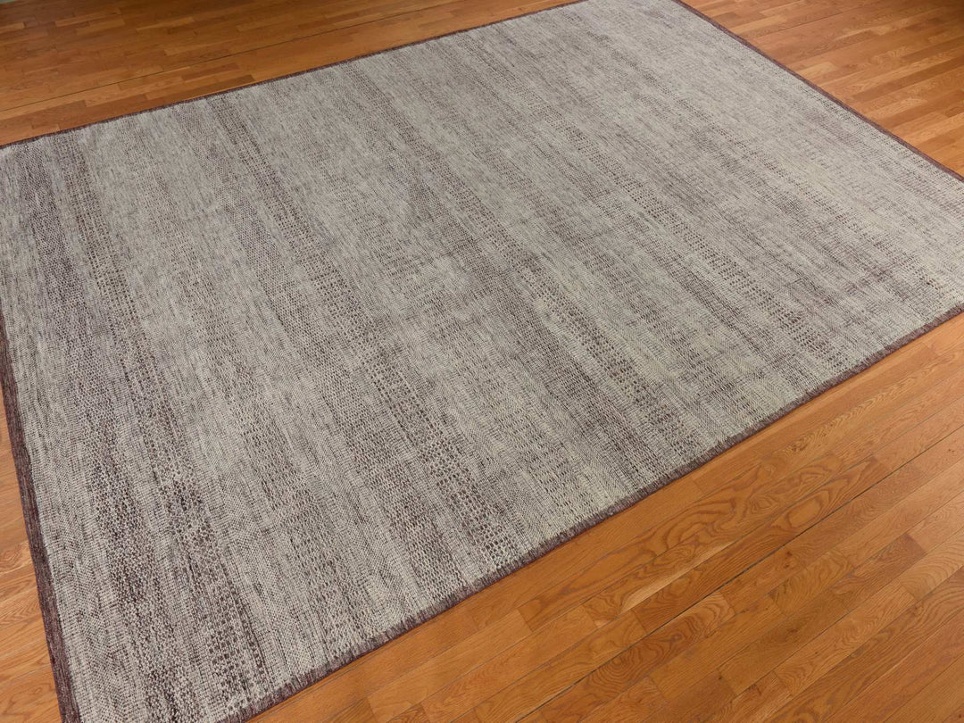 10'0" x 14'0" New Hand Knotted Red Wool Rectangle Oriental Rug - MOA10278331