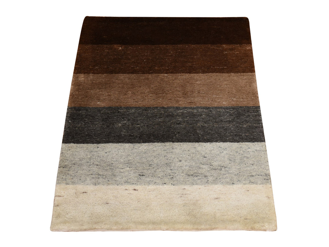 2'0" x 3'0" New Hand Knotted Multicolored Wool Rectangle Oriental Rug - MOA10278341