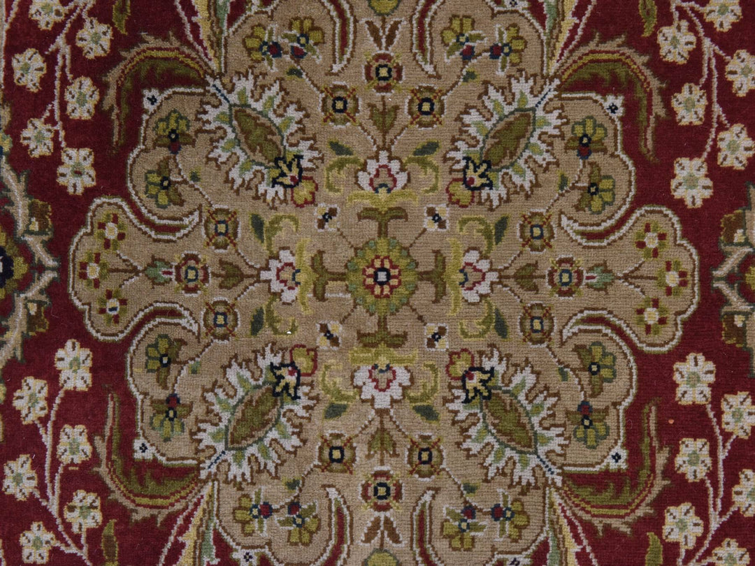 3'0" x 5'0" New Hand Knotted Red Wool Rectangle Oriental Rug - MOA10278398